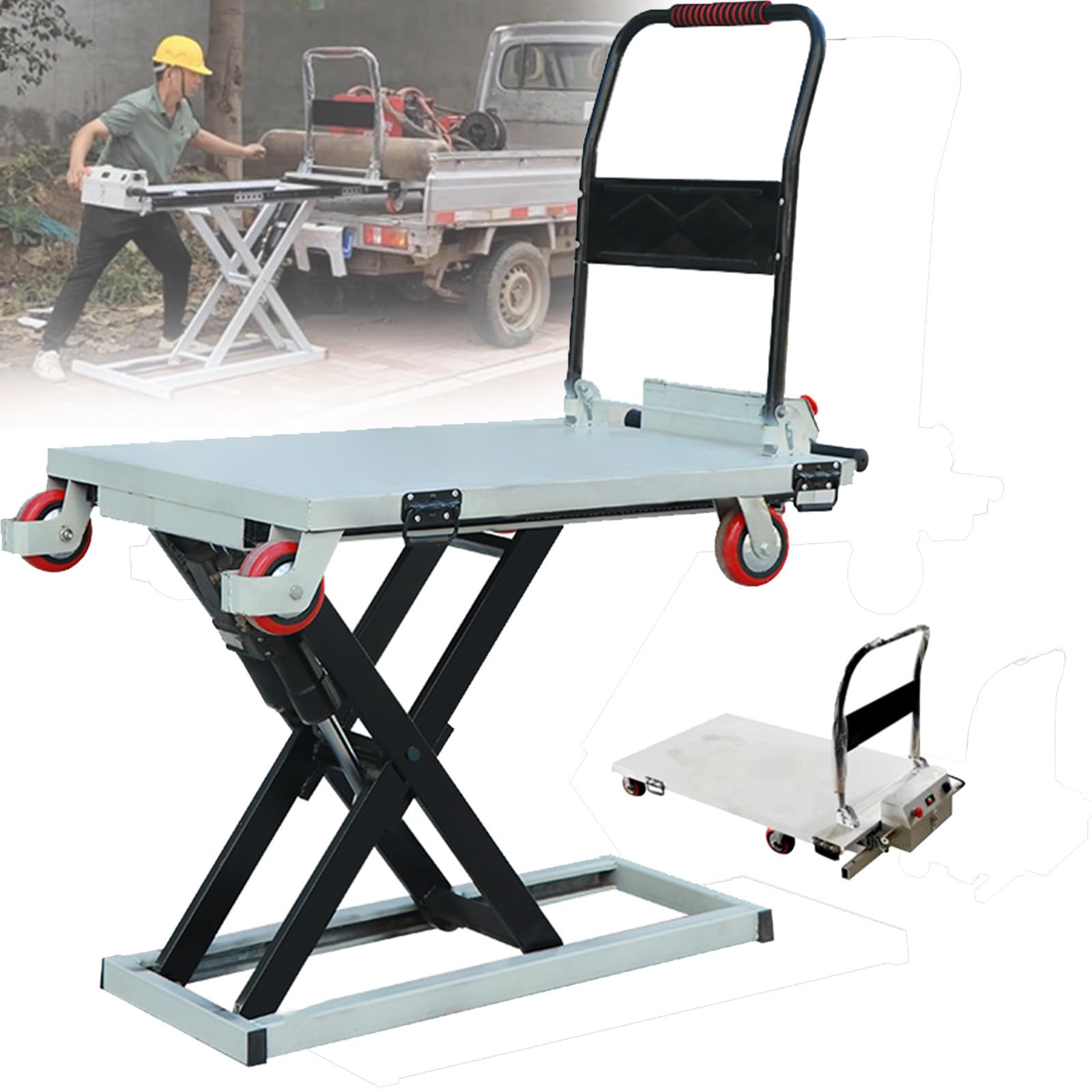 WPLRCカードリフト使用‼️ Amazon.co.jp: モバイルシザーリフトプラットフォーム、油圧式リフト